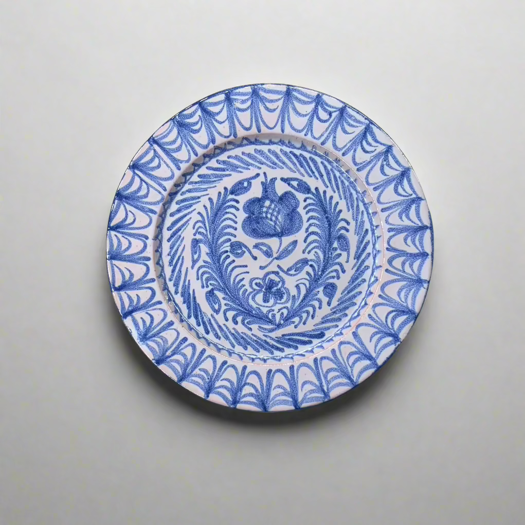 Traditional Spanish plate - Pomegranate Design