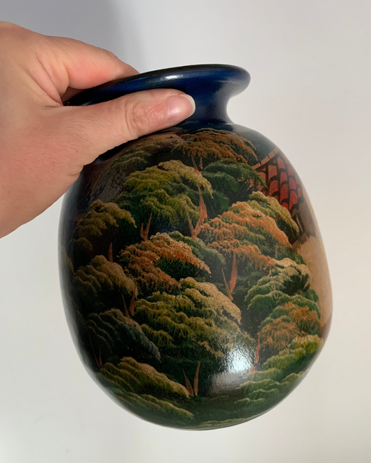 Hand-Painted Decorative Vase