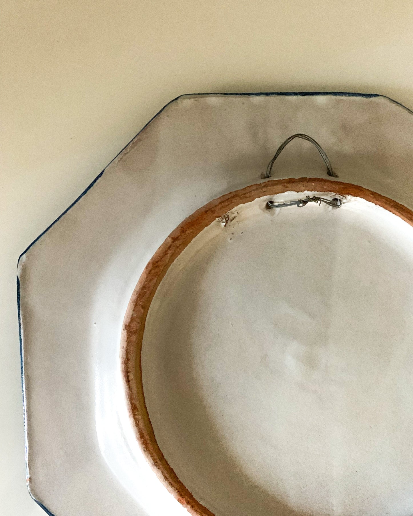 Vintage Large Handmade Spanish Wall Plate