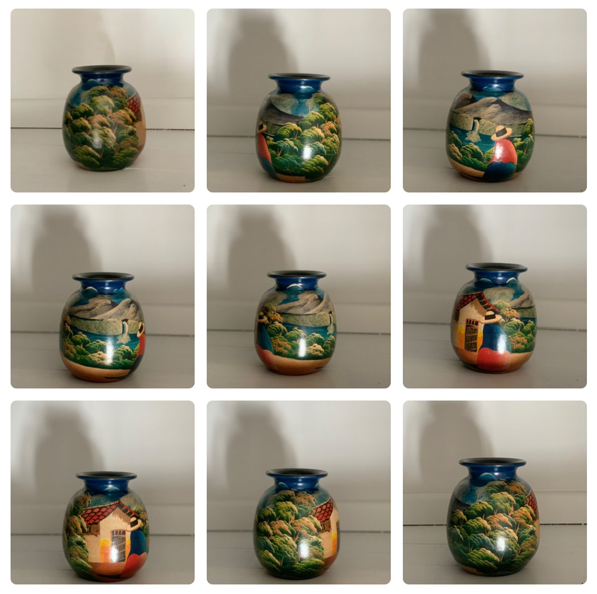 Hand-Painted Decorative Vase