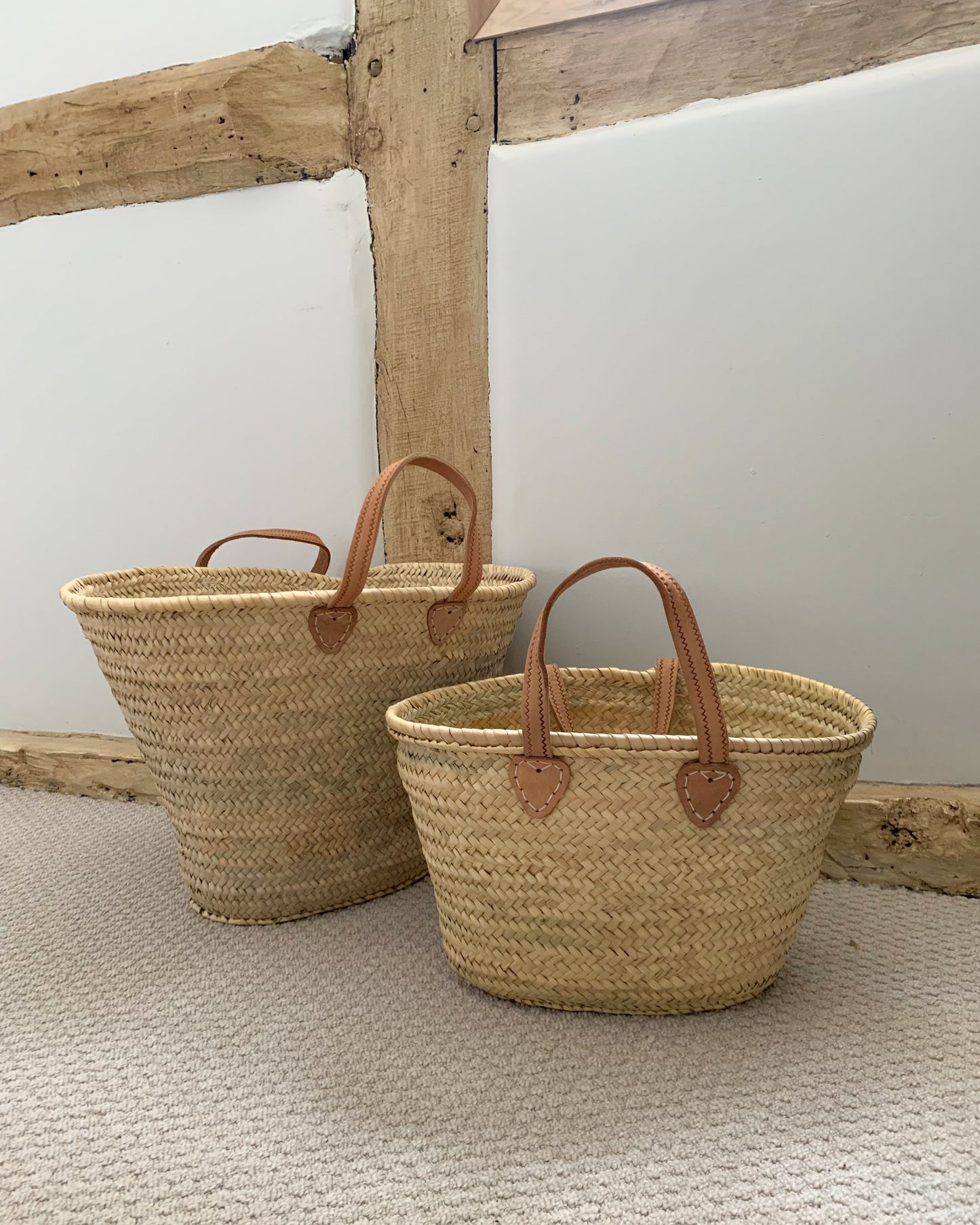 Straw baskets