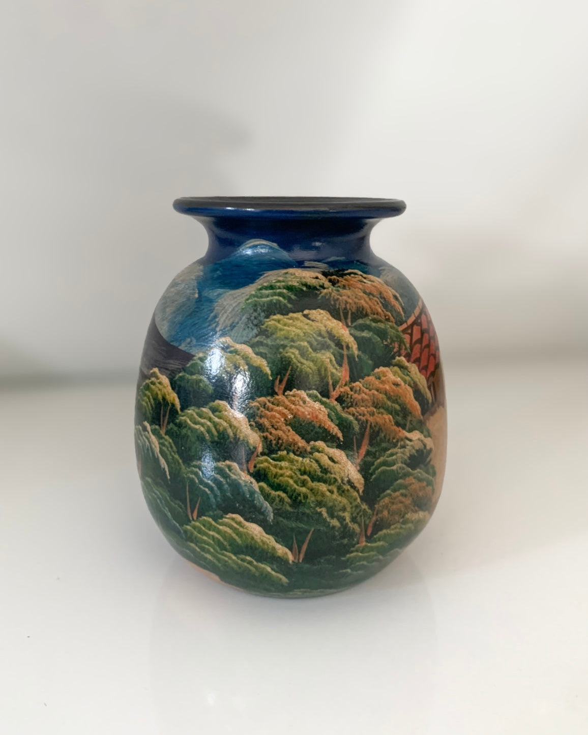 Hand-Painted Decorative Vase