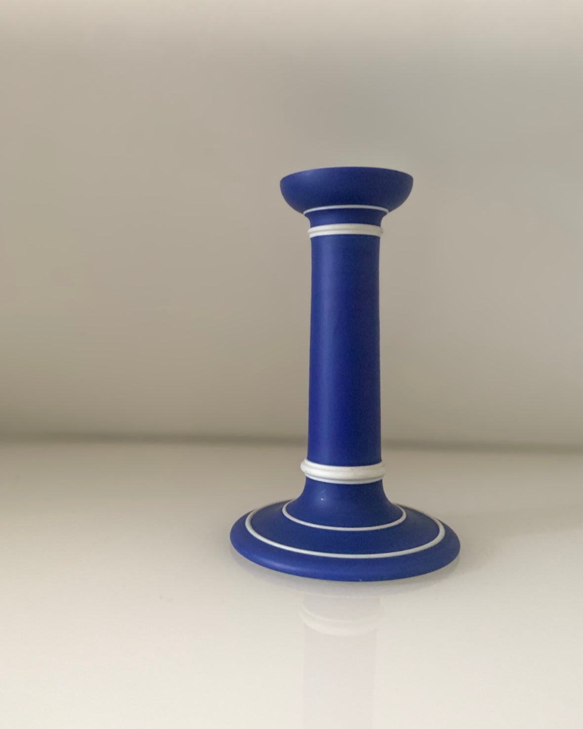 Vintage Wedgewood Jasperware Candlestick
