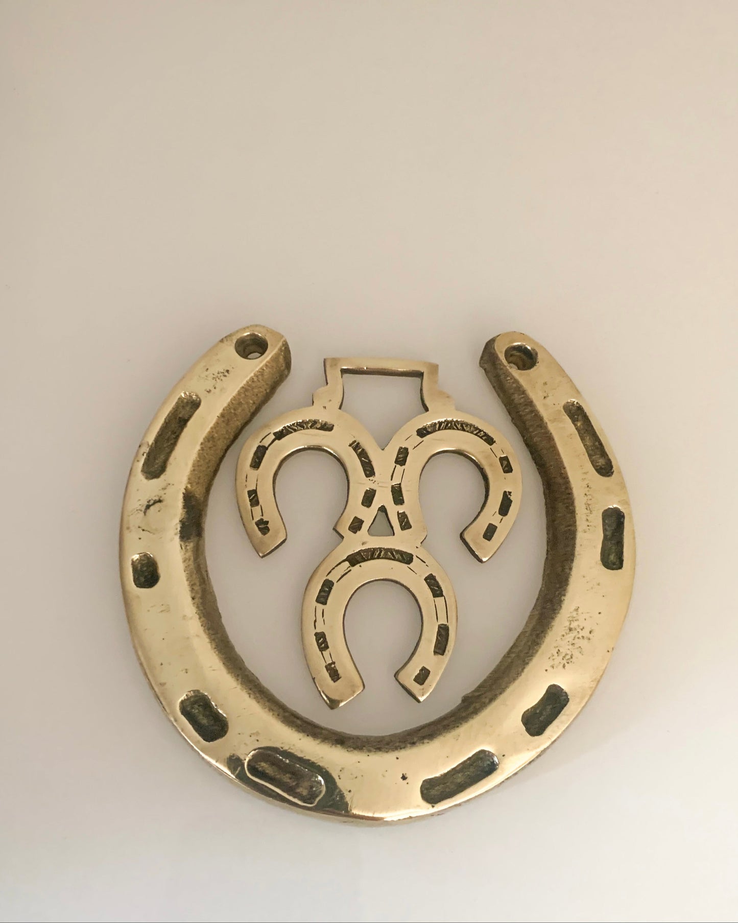 Vintage Brass Horseshoe - Luck and Charm
