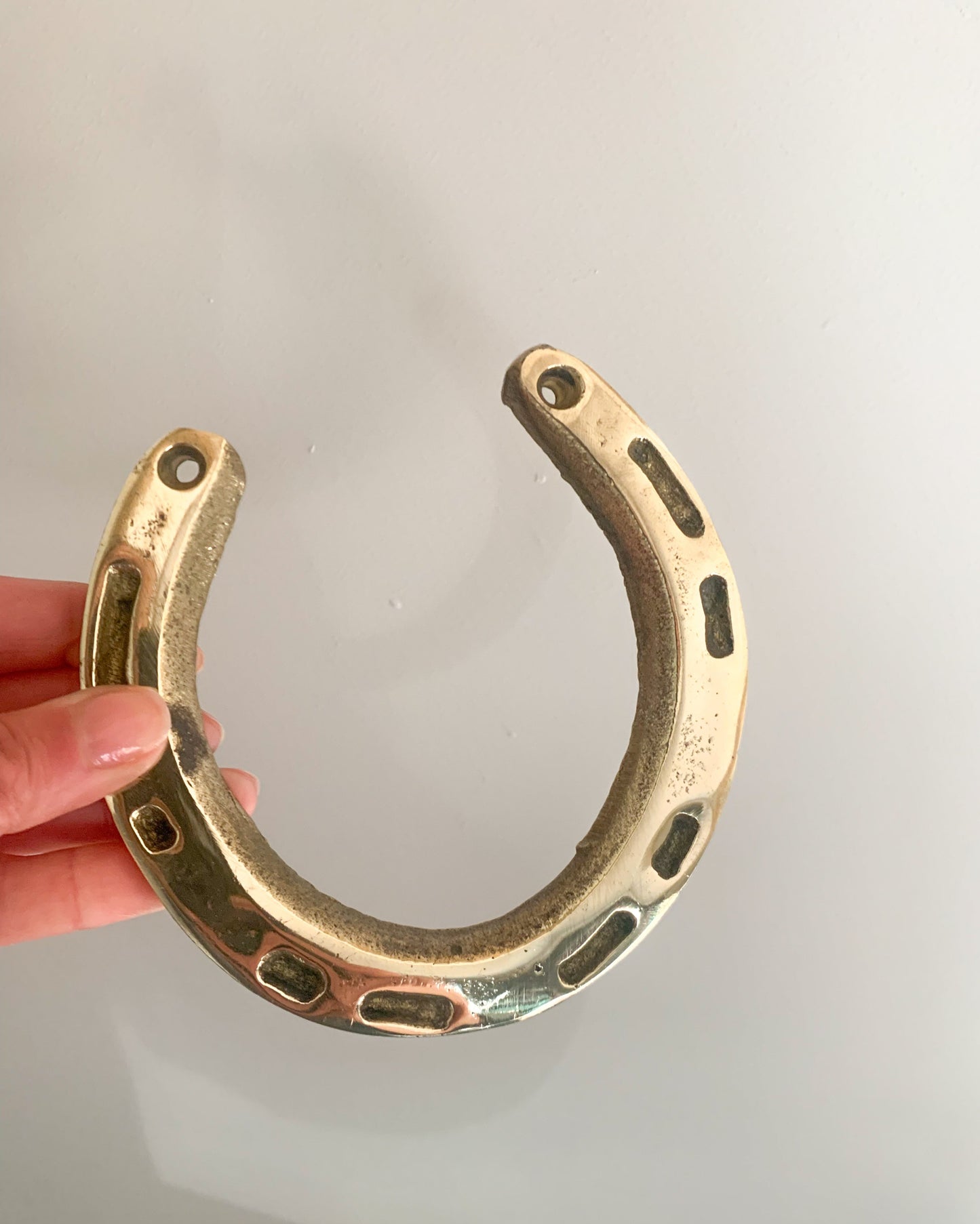 Vintage Brass Horseshoe - Luck and Charm