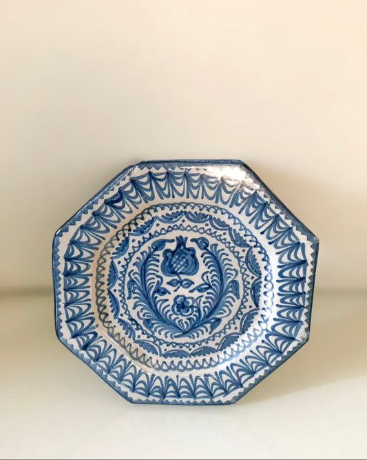 Vintage Large Handmade Spanish Wall Plate