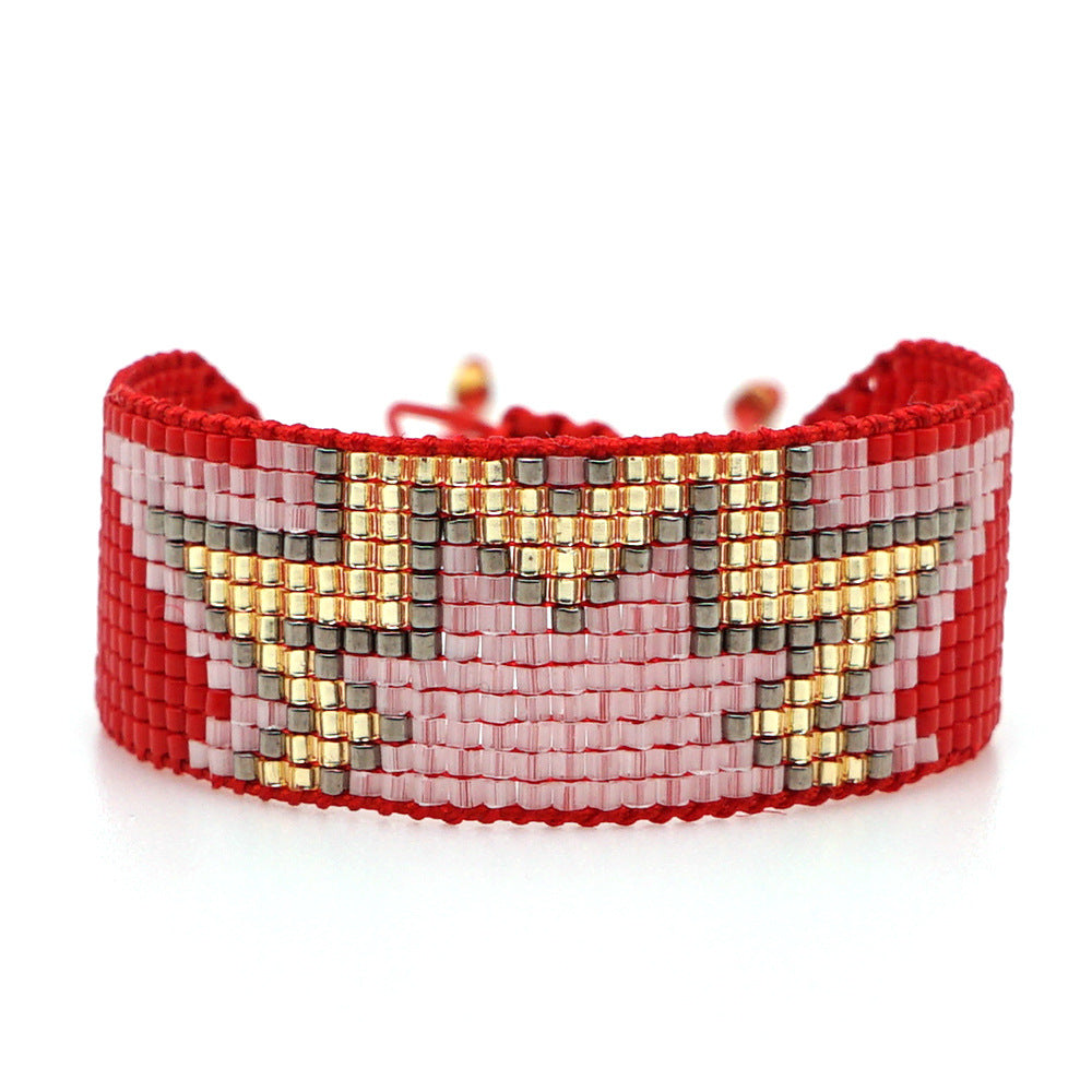 Jewellery - Star Burst Bracelet - Red