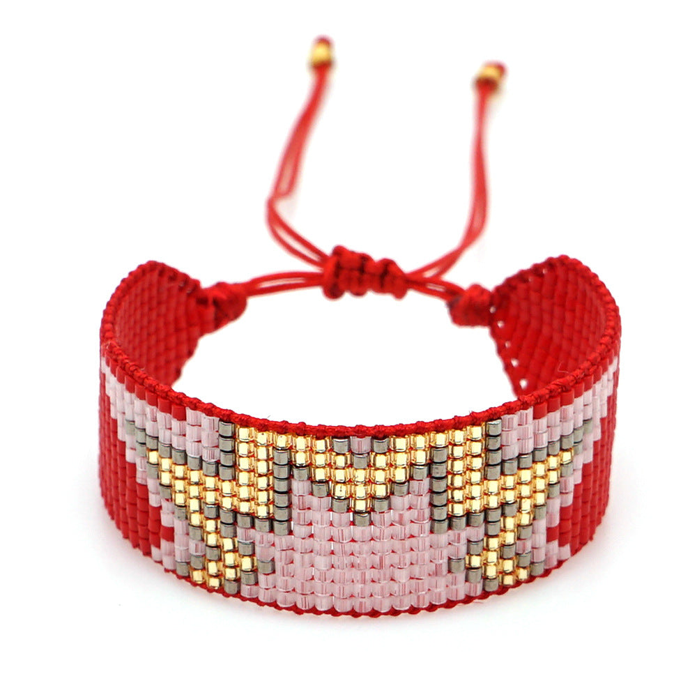 Jewellery - Star Burst Bracelet - Red